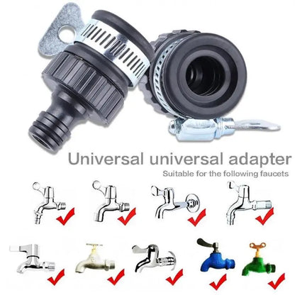 Universal Garden Hose Pipe Tap Connector - Mixer Kitchen & Bath Faucet Adapter for Quick Garden & Outdoor Connect Supplies