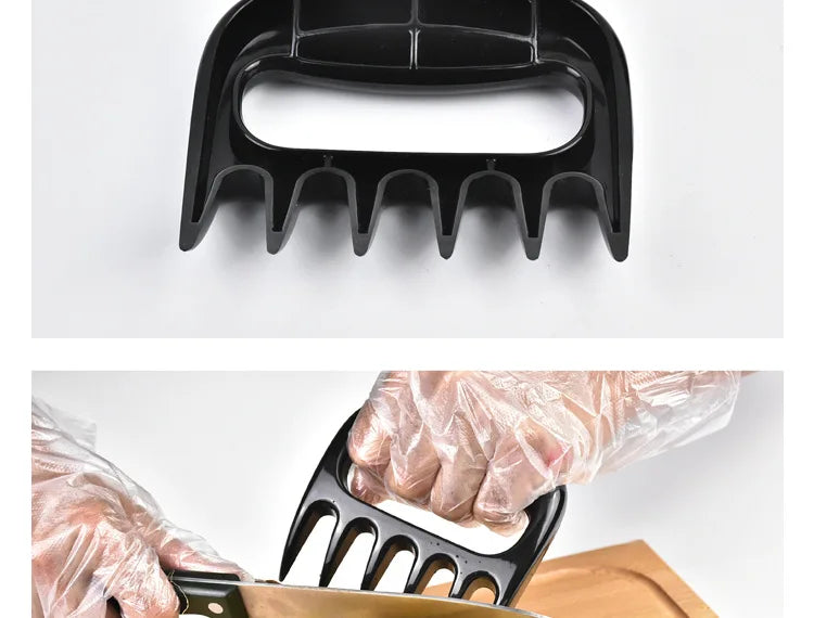 BBQ Meat Shredder Claws - Pulled Pork, BBQ Fork, Fruit & Veggie Slicer, Cooking Tools