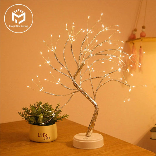 LED Mini Christmas Tree Night Light for Home Decoration