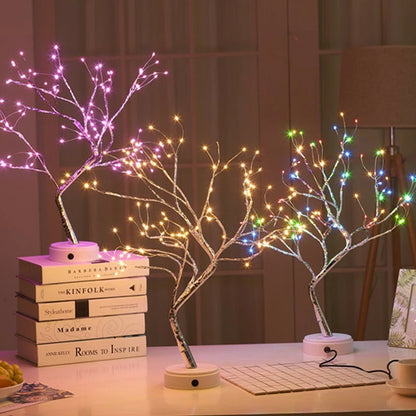 LED Mini Christmas Tree Night Light for Home Decoration