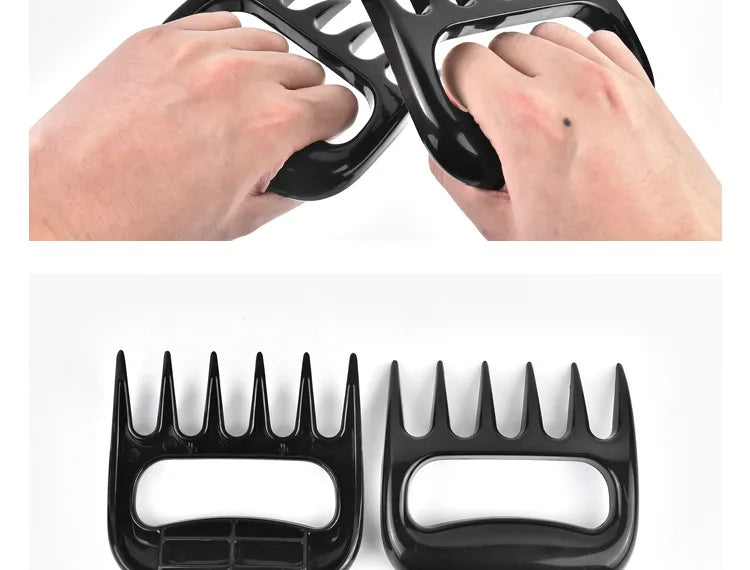 BBQ Meat Shredder Claws - Pulled Pork, BBQ Fork, Fruit & Veggie Slicer, Cooking Tools