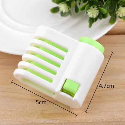 5-Layer Bread Slicer - Food-Grade Plastic Cake & Toast Cutter - 2-Pack Kitchen Baking Tool