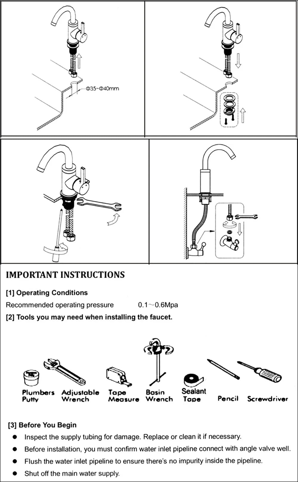 Rozin Black and Rose Golden Spring Pull Down Kitchen Sink Faucet  Hot & Cold Water Mixer Crane Tap with Dual Spout Deck Mounted