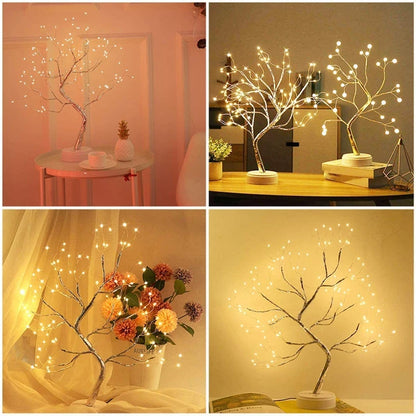 LED Mini Christmas Tree Night Light for Home Decoration