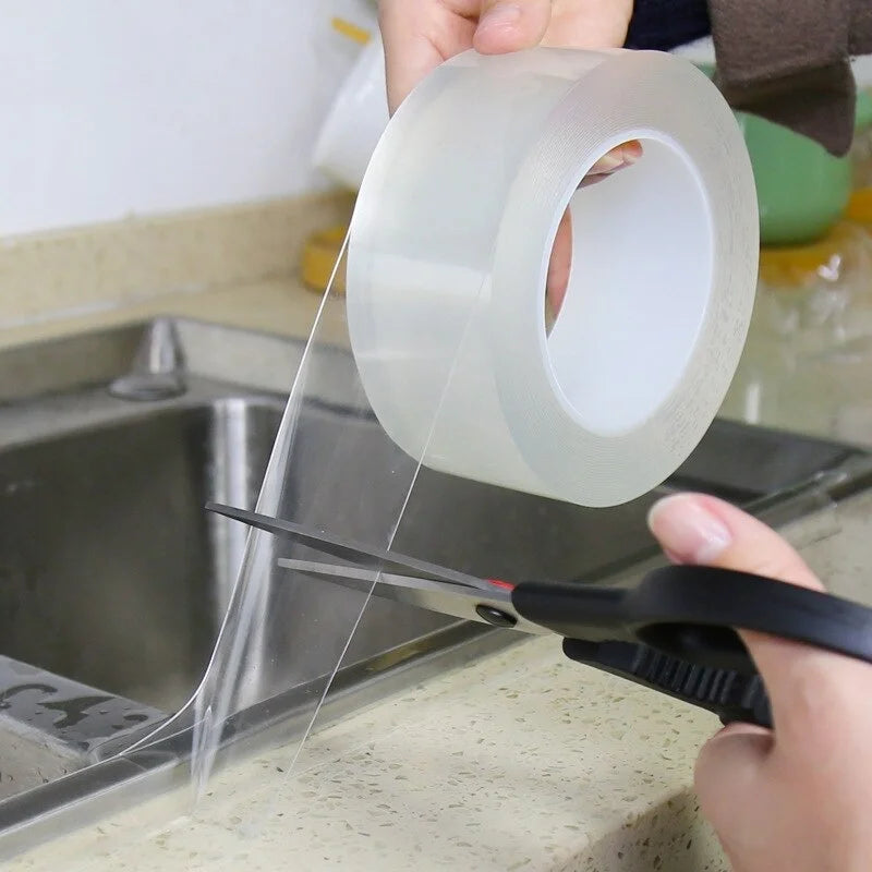 Home Kitchen Sink Gap Waterproof Mold Strong Self-adhesive Transparent Tape