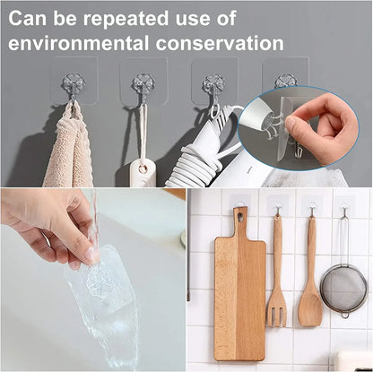 Multi-Purpose Hooks Door Key Towel Wall Hook for Bathroom Kitchen Home