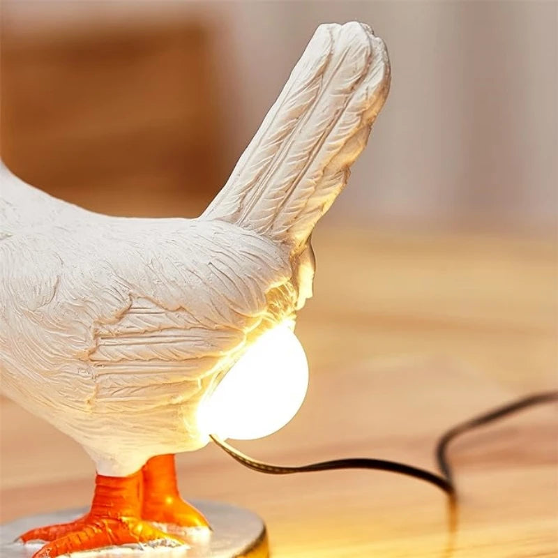 Decorative Night Lights Simulated Animal Funny Easter Home Decor Party Carnival Chicken Lamp Chick Night Light Ornaments