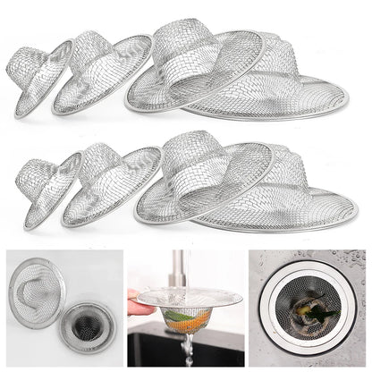 Kitchen Sink Filter Stainless Steel Sink Sewer Mesh Strainers Kitchen Tools Bathroom Floor Drains Hair Catcher Waste Plug Filter