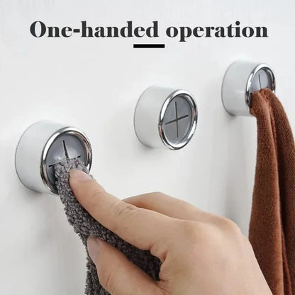 Self Adhesive Towel Plug Holder - 1-10pcs Wall Mounted Bathroom Organizers