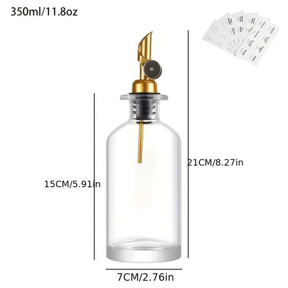 1PC Glass Olive Oil Dispenser Bottle Seasoning Bottle Vinegar Bottle Condiment Container