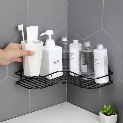 1/2PCS Storage Holder With Suction Cup No Drilling Kitchen Storage Accessories