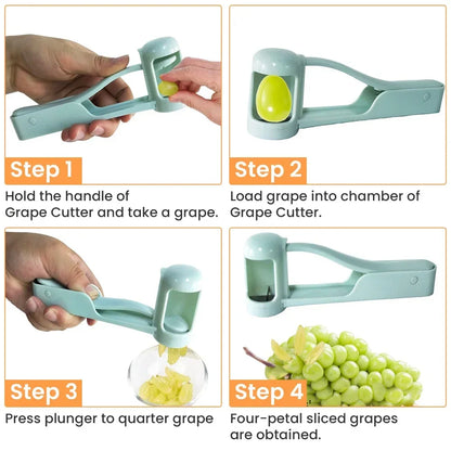 Tomato Slicer Cutter Grape Tools Cherry Fruit Salad Splitter Artifact for Toddlers