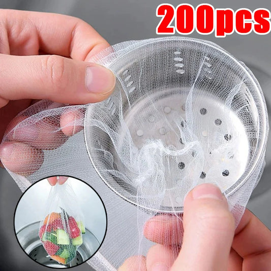 Disposable Kitchen Sink Filter Mesh - 30/200Pcs