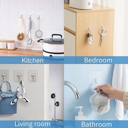 Multi-Purpose Hooks Door Key Towel Wall Hook for Bathroom Kitchen Home