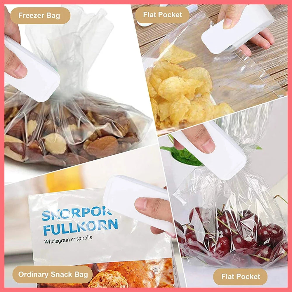 Mini Heat Bag Sealing Package Sealer Bags Closure Portable Sealer Packing Kitchen Accessories