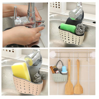 Kitchen Sucker Storage Tool - GE045 Kitchen Utensils Sink Drainer Hanging Basket