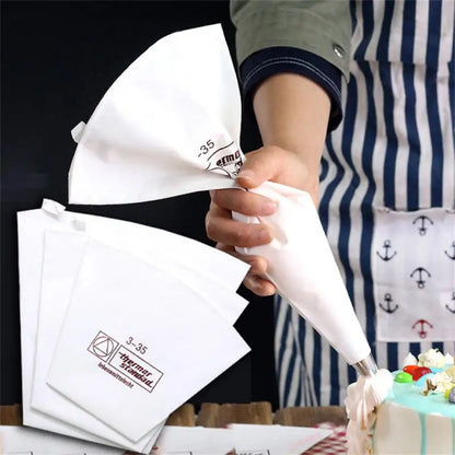 Reusable Cotton Pastry Bag for Icing Piping Thicken Fondant Cake Cream Baking Decoration Tool Kitchen Cookie Bakeware