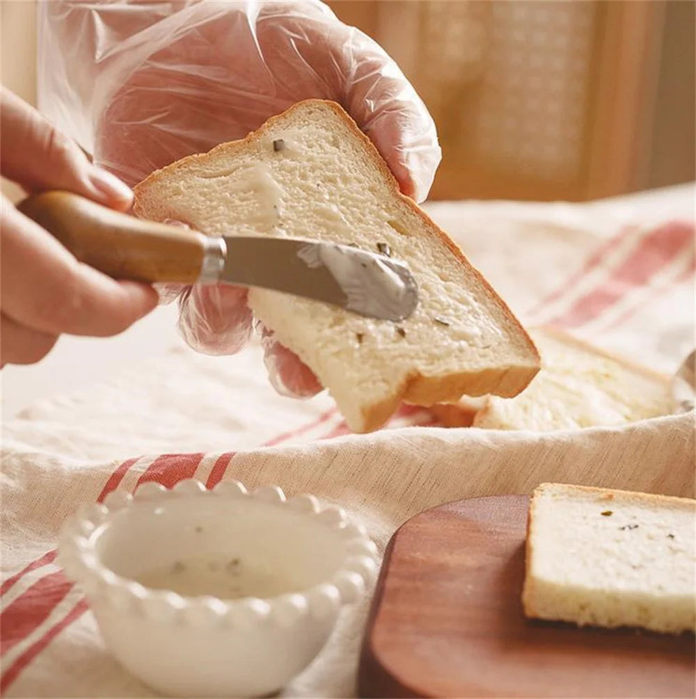 Wooden Handle Butter Cutter Knife | Cheese Slicer Knives | Toast Breakfast Utensil Jam Spreaders