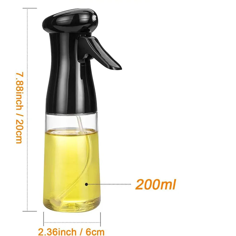 200ml 300ml Oil Spray Bottle Kitchen Cooking Olive Oil Dispenser Camping BBQ Baking Vinegar Soy Sauce Sprayer Containers