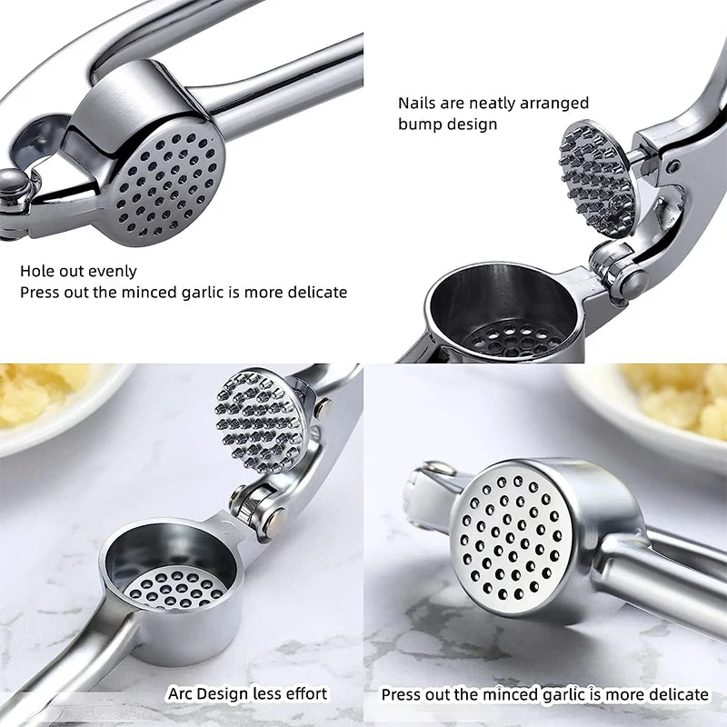 Premium Stainless Steel Garlic Press