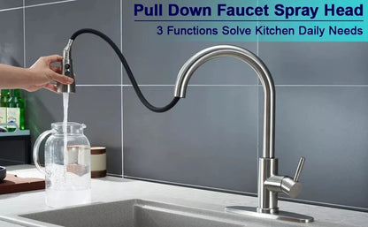 Sink Upgrade Essential: Leakproof 360 Degree Faucet Sprayer Pull Out