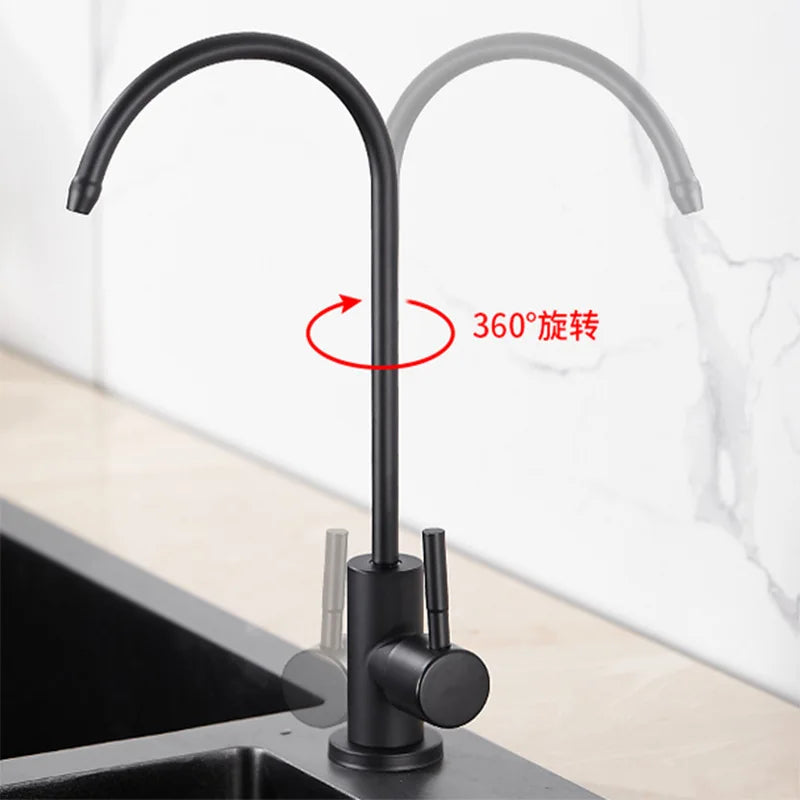 304 Stainless Steel Kitchen Water Purifier, Single Cooling Rotatable Water Purifier, Direct Drinking Water Faucet