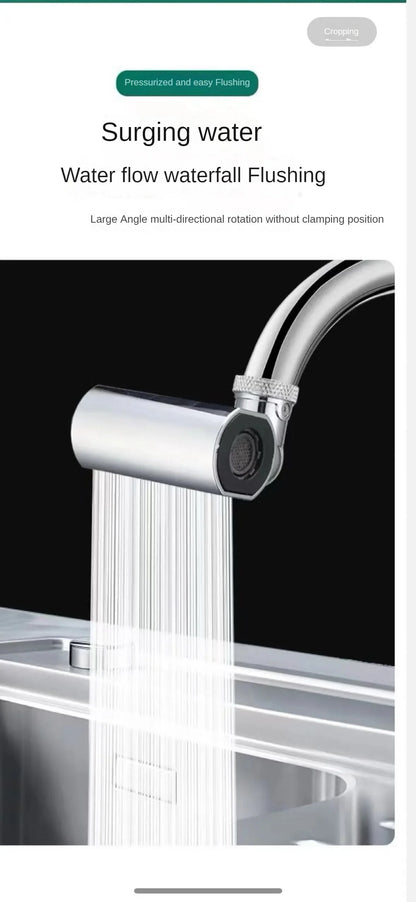 Revolutionize Your Kitchen with the 4-Speed Rotating Vegetable Washing Shower Faucet