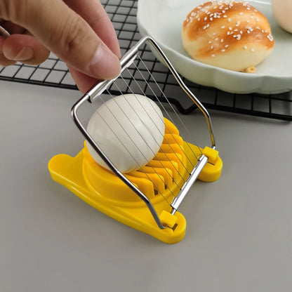 Egg Slicer Chopper Stainless Steel Fruit Salad Cutter | Manual Food Processor