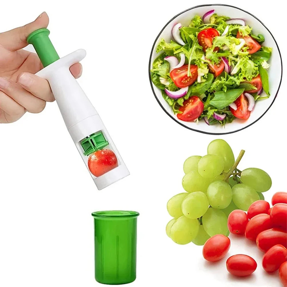 Tomato Slicer Cutter Grape Tools Cherry Fruit Salad Splitter for Baby Toddlers