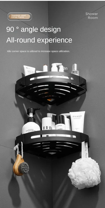 Shelf for Storage Bathroom Shelves Aluminium Shampoo Holder Shower Shelf Shower Shelf Bathroom Accessories No-drill Shelves