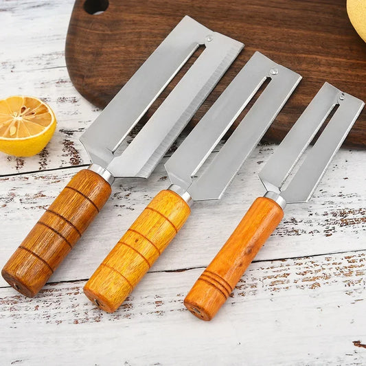 Stainless Steel Durable Sugarcane Peeler Pineapple Knife Multifunctional Fruit vegetable tools Manual Sharp Kitchen Cutter