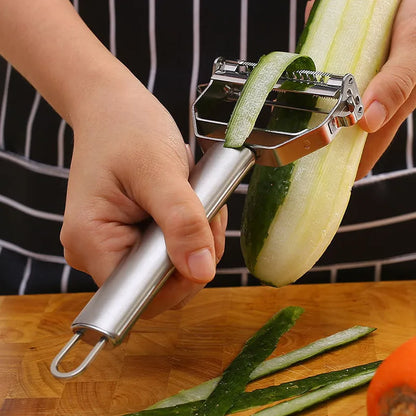 Multifunctional Kitchen Peeler Vegetable Fruit Peeler Stainless Steel Durable Potato Slicer Household Shredder Carrot Peeler