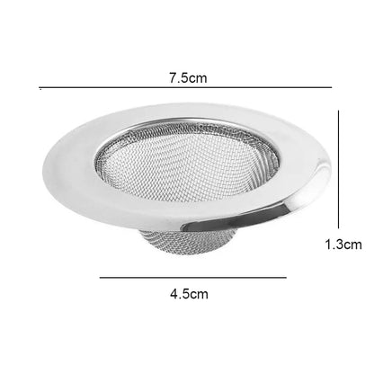 Kitchen Sink Filter Stainless Steel Sink Sewer Mesh Strainers Kitchen Tools Bathroom Floor Drains Hair Catcher Waste Plug Filter