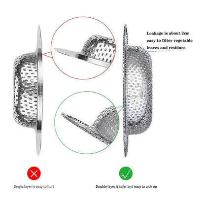 Premium Kitchen Sink Filter and Mesh Strainer - Hair Catcher & Stopper