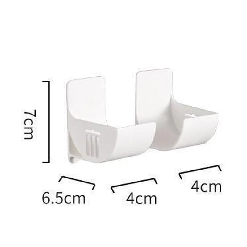 4/2pcs Kitchen Bath Wall Mount Plastic Poly Trash Waste Bag Roll Holder Dispenser Freshness Film Roll Storage Rack for Closet