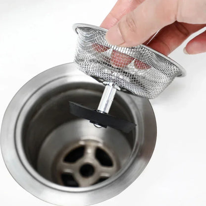 Kitchen Sink Filter Stainless Steel Sink Sewer Mesh Strainers Kitchen Tools Bathroom Floor Drains Hair Catcher Waste Plug Filter