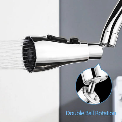 Universal 360° Rotate Kitchen Faucet Extender Aerator Plastic Splash Filter Kitchen Washbasin Faucet Bubbler Nozzle Aerator