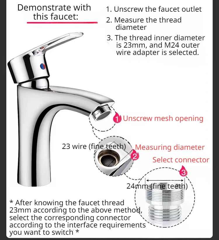 16 18 20 22 24mm G3/4 G1/2 To M22 Connectors Kitchen Aerator Bubbler Water Purifier Adapter Faucet Extend Length Adapters