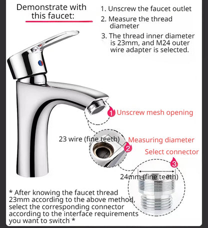 16 18 20 22 24mm G3/4 G1/2 To M22 Connectors Kitchen Aerator Bubbler Water Purifier Adapter Faucet Extend Length Adapters