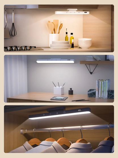 LED Touch Light Desk Lamp: Modern Style, Magnetic Design, Rechargeable Night Light