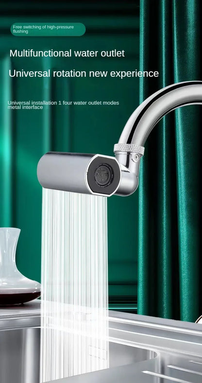 Revolutionize Your Kitchen with the 4-Speed Rotating Vegetable Washing Shower Faucet