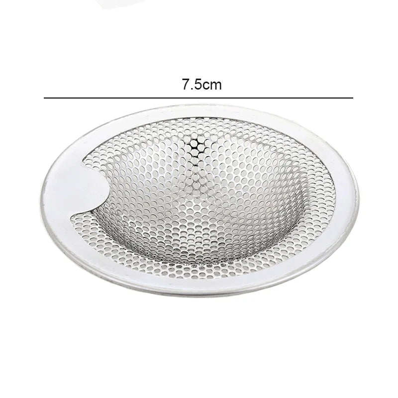 Kitchen Sink Filter Stainless Steel Sink Sewer Mesh Strainers Kitchen Tools Bathroom Floor Drains Hair Catcher Waste Plug Filter