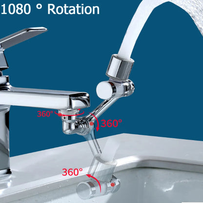 Kitchen Faucet Extender with Filter 2 Modes Metal Universal Swivel Bubbler Nozzle Sprayer 180° Rotate Filtered Faucet Extension