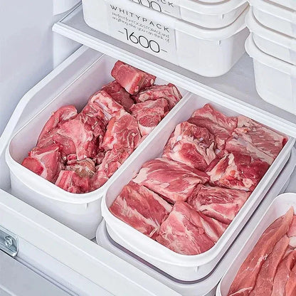 Plastic Covered Fresh-keeping Box Food and Fruit Storage Sealed Freezer Kitchen Organizer Kitchen Storage Container