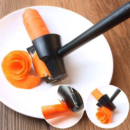 Spiral Cutter for Carrot, Radish, Potato - Fruit & Vegetable Peeler, Slicer, Carving Tool