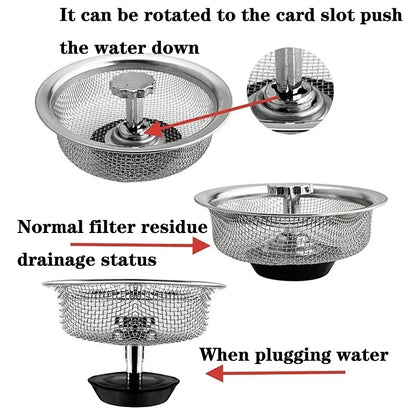 Stainless Steel Sink Filter Mesh Bags: A Hygienic Solution for Kitchen and Bathroom Drainage