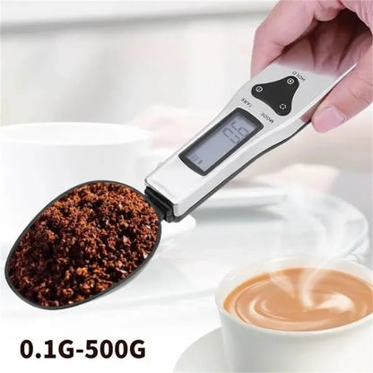 500G/0.1G Digital Spoon Scale Electronic Measuring Kitchen Spoon With Large LCD Display Food Scale Kithchen Accessories