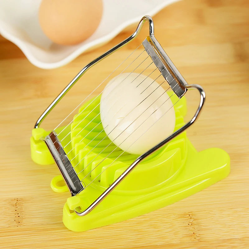 Egg Slicer Chopper Stainless Steel Fruit Salad Cutter | Manual Food Processor