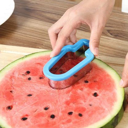 4-in-1 Watermelon Slicer & Fruit Carving Knife - Pulp Separator & Fruit Platter Tool