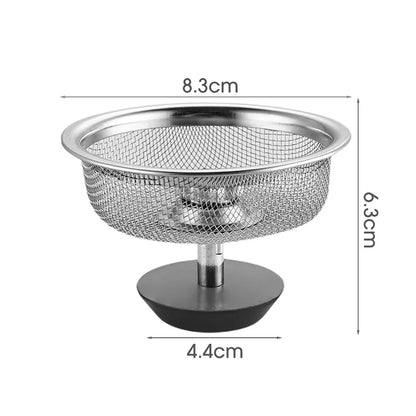 Kitchen Sink Filter Stainless Steel Sink Sewer Mesh Strainers Kitchen Tools Bathroom Floor Drains Hair Catcher Waste Plug Filter